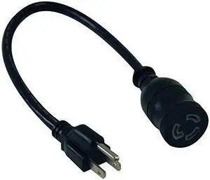 Tripp Lite Heavy-Duty Power Extension Server Cord 15A, 14AWG (NEMA 5-15P to NEMA L5-15R) 1-ft.(P023-001)