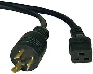 Tripp Lite Heavy-Duty Power Cord for PDU and UPS 20A, 12AWG (IEC-320-C19 to NEMA L6-20P) 6-ft.(P040-006)