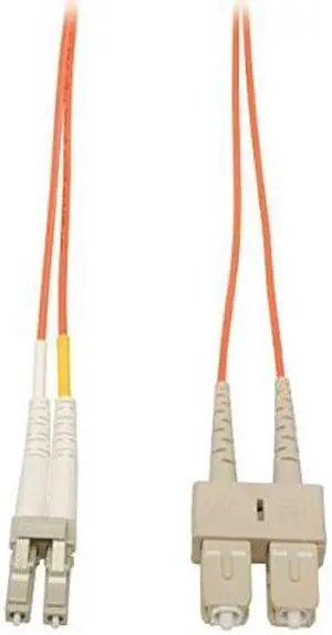 Tripp Lite Duplex Multimode 50/125 Fiber Patch Cable (LC/SC), 3M (10-ft.)(N516-03M)