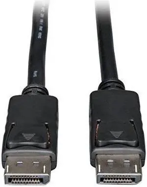 Tripp Lite DisplayPort Cable with Latches (M/M), DP to DP, 1080p, 100-ft. (P580-100) Tripp Lite DisplayPort Cable with Latches (M/M), DP to DP, 1080p, 100-ft. (P580-100)