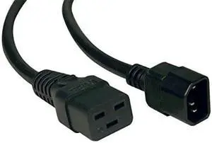 Tripp Lite Heavy-Duty Power Cord, 15A, 14AWG (IEC-320-C19 to IEC-320-C14) 2-ft.(P047-002)