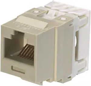 Panduit NK688MIW NetKey Cat6 Punchdown Keystone Jack Module, Off-White