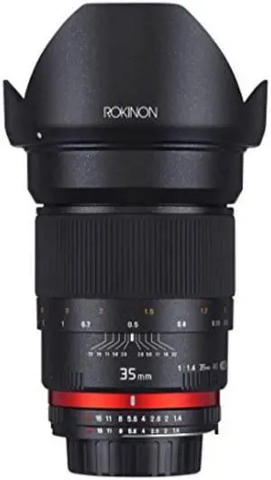 Rokinon AE35M-C 35mm F1.4 Aspherical Lens for Canon EF Cameras