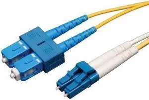 Tripp Lite Duplex Singlemode 8.3/125 Fiber Patch Cable (LC/SC), 5M (16-ft.)(N366-05M)