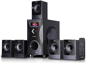 beFree Sound BFS-425  5.1 Channel Surround Sound Bluetooth Speaker System in Black