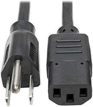 Tripp Lite Standard Computer Power Cord 10A,18AWG (NEMA 5-15P to IEC-320-C13) 15-ft.(P006-015)