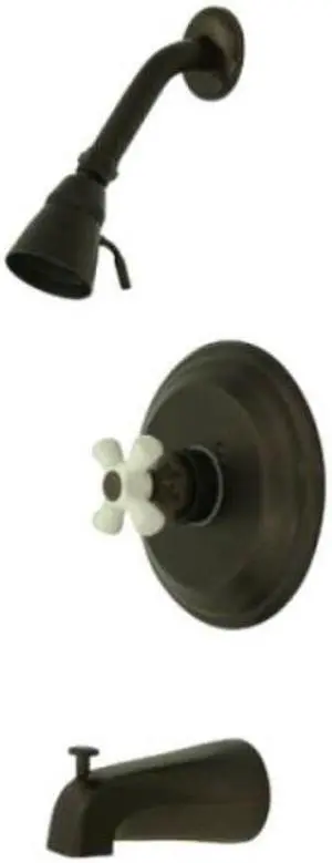 Kingston Brass KB3635PX Pressure Balance Tub & Shower Faucet - Oil Rubbed Bronze
