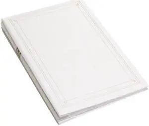 Pioneer Bi-Directional Post Style Memo Pocket Album, White