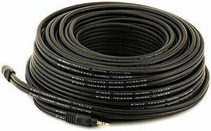 monoprice 105584 75feet premium stereo male to stereo male 22awg audio cable  black