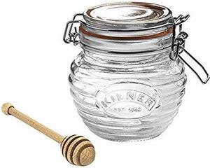 kilner honey pot with dipper, 13.5 fluid ounces