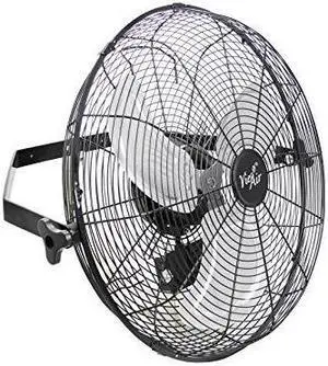 vie air dual function 18" wall mountable floor fan with 3 speed settings