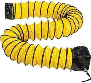 16' flame retardant flexible duct for 8" diameter fan
