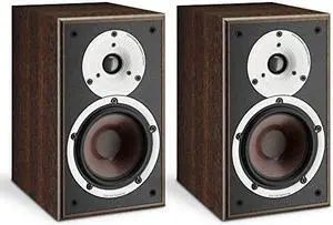 dali spektor 2 bookshelf speakers in walnut pair