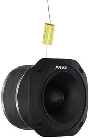 prv audio tw700ti titanium 4" bullet super tweeter 8 ohms 1.5" vc pro audio high frequency driver 107db 120 watts rms  builtin polyester capacitor