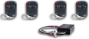 imbaprice rm014r 4 remote control 12v, 6 amps, heavy duty boat and car universal remote control kit