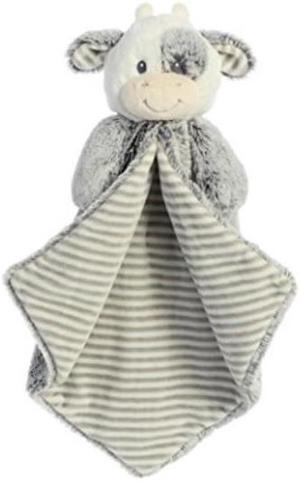 ebba - Large Gray Cuddlers Luvster - 16" Coby Cow - Snuggly Baby Stuffed Animal