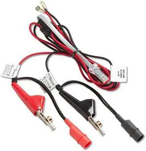 fluke networks leadabnprj11 test leads with angled bedofnails clips, piercing pin clips & rj11 plug for ts54, ts53, ts23 test sets