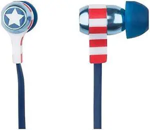 marvel captain america swing earphones