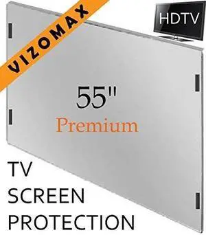 55 inch vizomax tv screen protector for lcd, led, oled & qled hdtv 55 inch vizomax tv screen protector for lcd, led, oled & qled hdtv