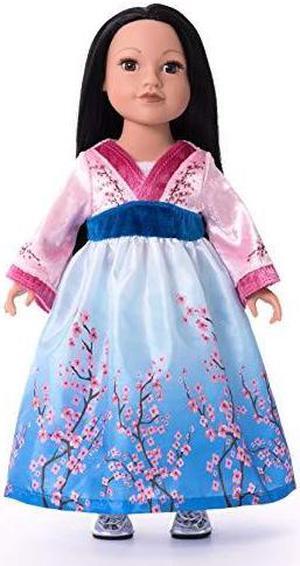 little adventures asian princess doll dress