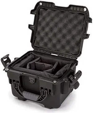 nanuk 908 hard camera case with padded divider, black 9082001 nanuk 908 hard camera case with padded divider, black 9082001