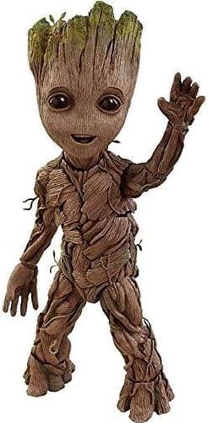 hot toys marvel guardians of the galaxy vol 2 baby groot lifesize action figure