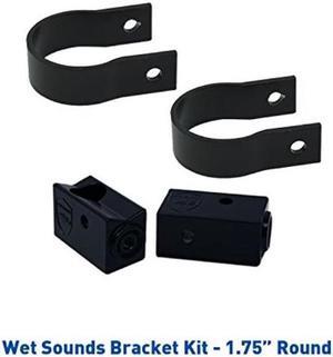 wet sounds stealth mounting bracket kit  slider bracket and round 1.75" tube clamp