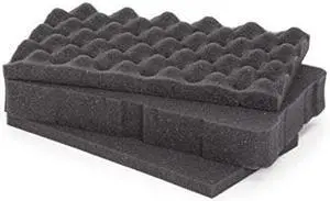 nanuk foam inserts 3 part for 909 case camera case, black 909foam