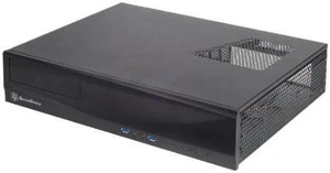 silverstone technology milo series aluminum / steel microatx media center / htpc case, black ml03b silverstone technology milo series aluminum / steel microatx media center / htpc case, black ml03b