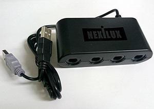 gamecube controller adapter for wii u, pc usb & switch  nexilux
