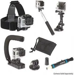 sunpak action camera accessory list