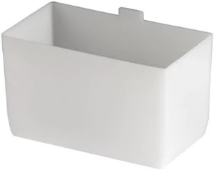 AKRO-MILS 30102 Large Clear Plastic Bin Cups, 5 in L x 2-3/4 in W x 3 in H AKRO-MILS 30102 Large Clear Plastic Bin Cups, 5 in L x 2-3/4 in W x 3 in H