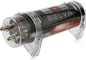 belva 2.0 farad power capacitor  red digital voltage display bb2d