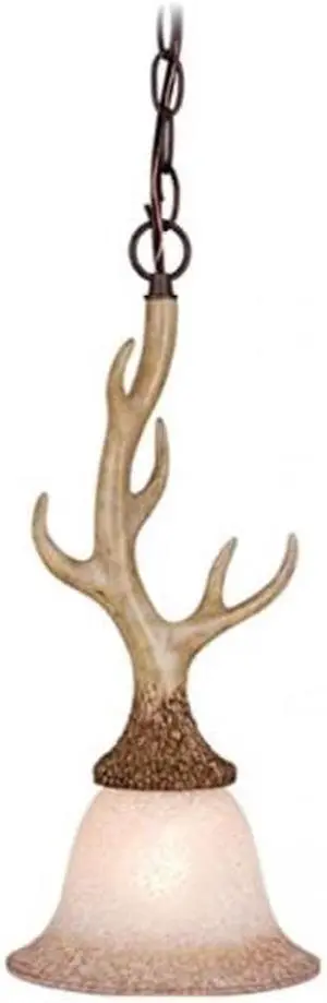 vaxcel pd33057ns lodge mini pendant, 7", noachian stone finish