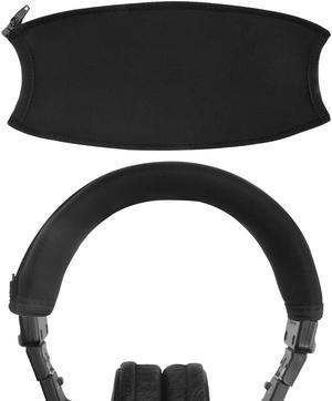 Geekria Headband Cover Compatible with Sony MDR-V6, MDR-V600, MDR-V900, MDR-Z600, MDR-7506, MDR-7509, MDR-CD900ST Headphones / Headband Protector Sleeve / Easy Installation No Tool Needed (Black)