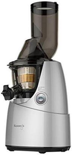 kuvings bpafree whole slow juicer silver b6000s with sortbet maker, cleaning tool set, smart cap and recipe book