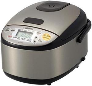 zojirushi nslgc05xb micom rice cooker & warmer, 3cups uncooked, stainless black