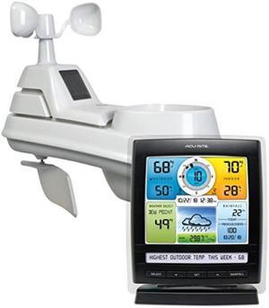 acurite 01512 wireless weather station with 5in1 weather sensor: temperature and humidity gauge, rainfall, wind speed and wind direction