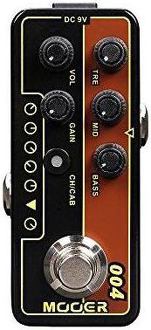 Mooer Day Tripper Micro Preamp Pedal Black and Gold