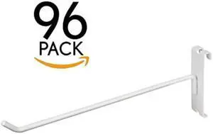 ECONOCO WTE/H10 Grid 10" Hook,White,96PK