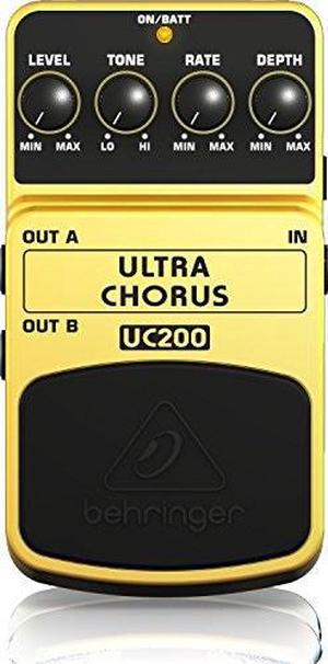 behringer uc200 ultimate stereo chorus instrument effects pedal