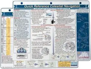 davis instruments celestial navigation quick reference card