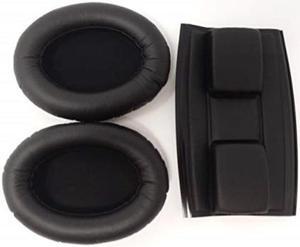 sennheiser bundle genuine replacement ear pads & headband cushions for sennheiser hd280 hd280pro hd281 hmd280 hmd281 headphones