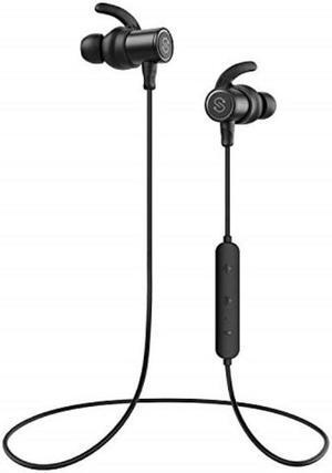 soundpeats bluetooth earphones, wireless 4.1 magnetic earphones, inear ipx7 sweatproof headphones with mic superior sound with upgraded drivers, aptx, 8 hours working time, secure fit design
