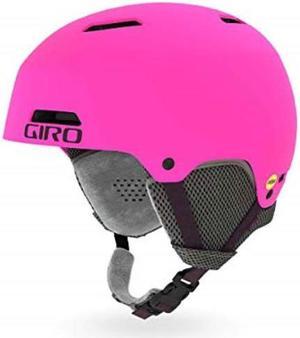 giro crue mips kids snow helmet matte bright pink md 55.559cm
