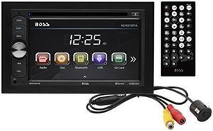 boss audio bvb9351rc car dvd player with backup rearview camera  double din, bluetooth audio and calling, 6.2 inch lcd touchscreen monitor, mp3 player, cd/dvd/wma, usb/sd, auxin, am/fm radio receive