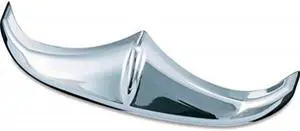 kuryakyn 8642 motorcycle accent accessory: leading edge front fender tip for 19982019 harleydavidson motorcycles, chrome