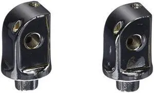 kuryakyn 8826 splined male mount peg adapters for front/rear footpegs and floorboards: kawasaki, yamaha motorcycles, chrome, 1 pair