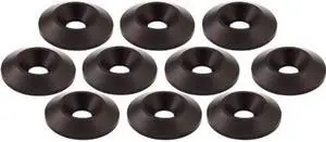 allstar performance all18663 black 1/4" x 1" countersunk washer, set of 10