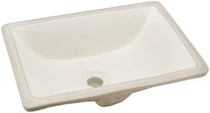 nantucket sinks um16x11b 16inch x 11inch rectangle undermount ceramic vanity bathroom sink, bisque nantucket sinks um16x11b 16inch x 11inch rectangle undermount ceramic vanity bathroom sink, bisque